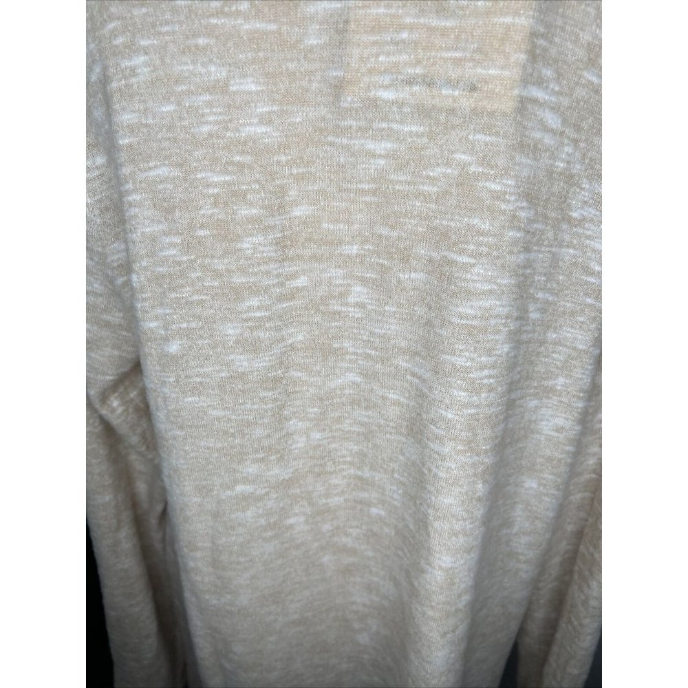89th And Madison L Oatmeal Boho Open Front Cardigan NWT New - Picture 4 of 8